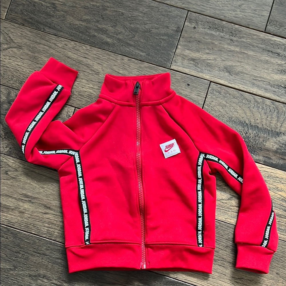 Nike Air Jordan Kids Red Track Jacket